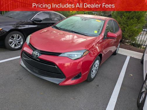Barcelona Red Metallic 2018 Toyota Corolla LE