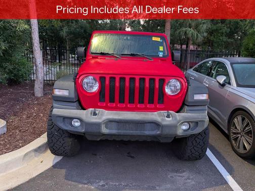 Firecracker Red Clearcoat 2018 Jeep Wrangler Unlimited Sport