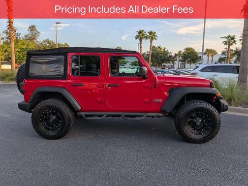 Firecracker Red Clearcoat 2018 Jeep Wrangler Unlimited Sport