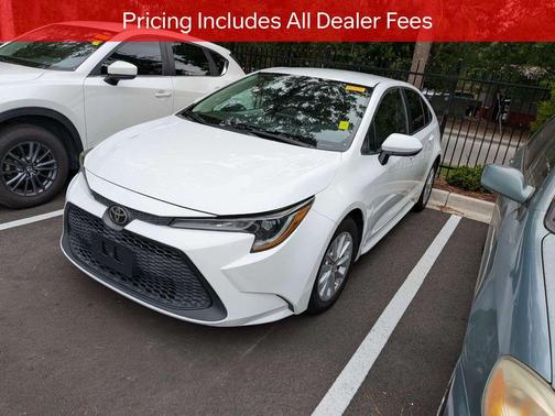Super White 2020 Toyota Corolla LE