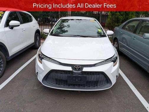 Super White 2020 Toyota Corolla LE
