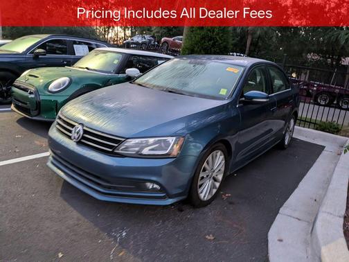 Silk Blue Metallic 2015 Volkswagen Jetta Auto SE w/Connectivity/Navigation