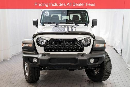 Bright White Clearcoat 2020 Jeep Gladiator Sport S