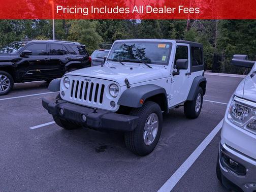 Bright White Clearcoat 2015 Jeep Wrangler Sport