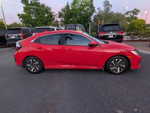 Rallye Red 2017 Honda Civic LX