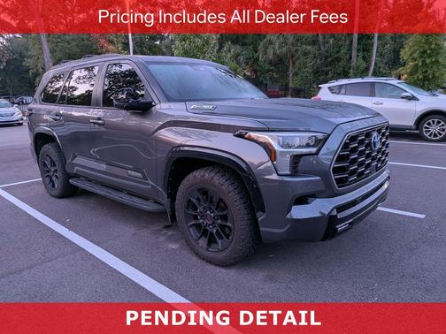 Magnetic Gray Metallic 2024 Toyota Sequoia Platinum