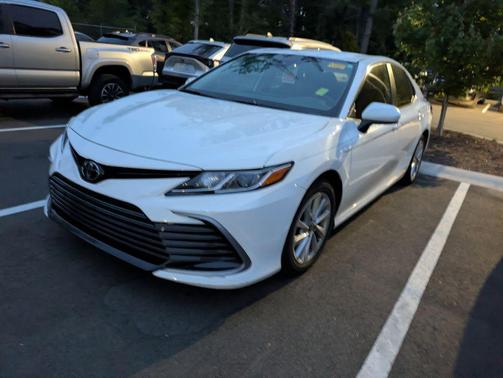 Super White 2021 Toyota Camry LE