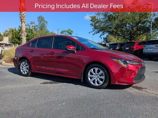 Ruby Flare Pearl 2025 Toyota Corolla LE