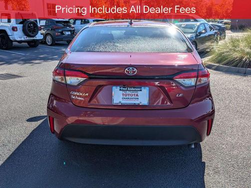 Ruby Flare Pearl 2025 Toyota Corolla LE