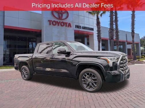 Midnight Black Metallic 2023 Toyota Tundra Platinum