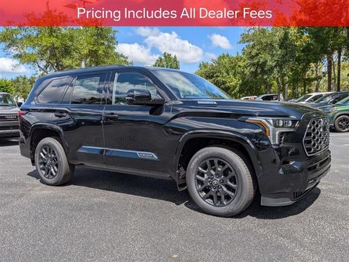 Midnight Black Metallic 2026 Toyota Sequoia Platinum