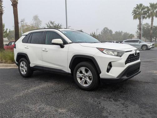 Super White 2021 Toyota RAV4 XLE