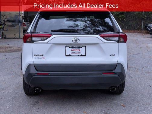 Super White 2021 Toyota RAV4 XLE