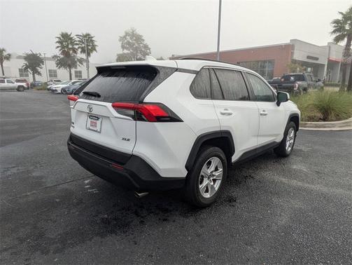 Super White 2021 Toyota RAV4 XLE