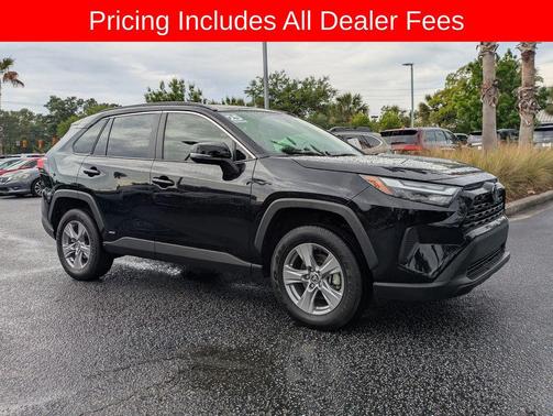 Midnight Black Metallic 2025 Toyota RAV4 Hybrid XLE