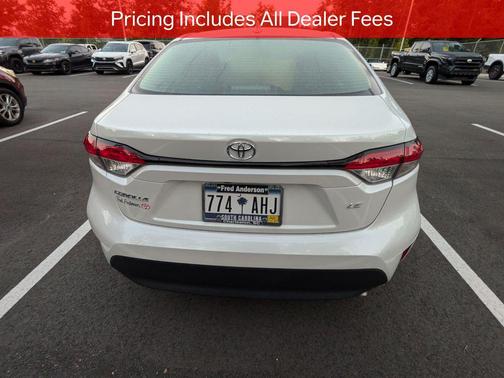 Wind Chill Pearl 2025 Toyota Corolla LE