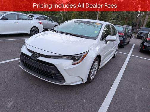 Wind Chill Pearl 2025 Toyota Corolla LE