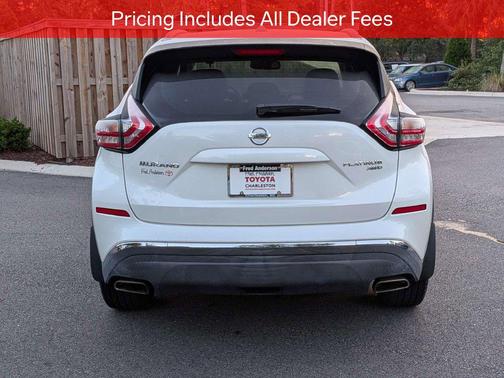 Pearl White 2015 Nissan Murano Platinum