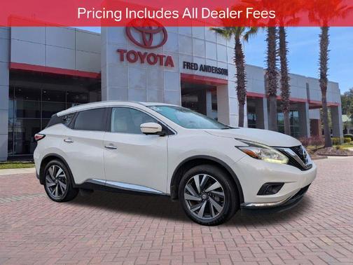 Pearl White 2015 Nissan Murano Platinum