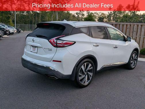 Pearl White 2015 Nissan Murano Platinum