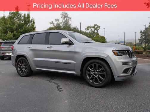 Billet Silver Metallic Clearcoat 2019 Jeep Grand Cherokee High Altitude