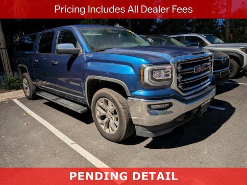 Stone Blue Metallic 2018 GMC Sierra 1500 SLT
