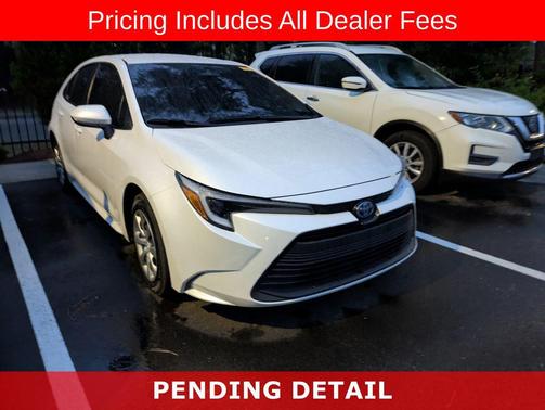 Wind Chill Pearl 2025 Toyota Corolla Hybrid LE