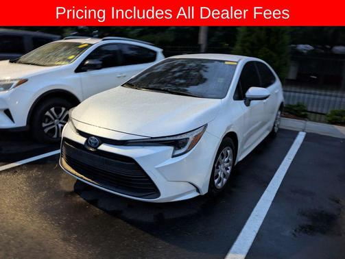 Wind Chill Pearl 2025 Toyota Corolla Hybrid LE