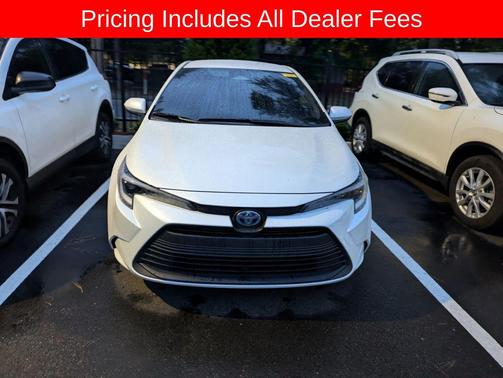 Wind Chill Pearl 2025 Toyota Corolla Hybrid LE