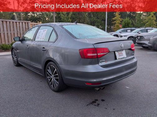 Platinum Gray Metallic 2015 Volkswagen Jetta 1.8T Sport