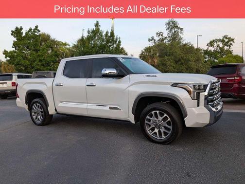 Wind Chill Pearl 2025 Toyota Tundra Hybrid 1794 Edition