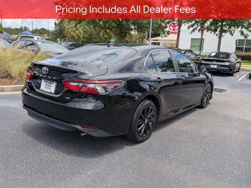 Midnight Black Metallic 2023 Toyota Camry LE