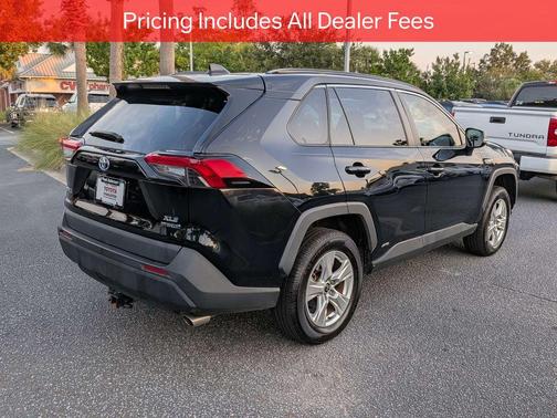 Midnight Black Metallic 2021 Toyota RAV4 Hybrid XLE