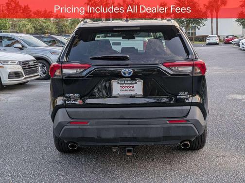 Midnight Black Metallic 2021 Toyota RAV4 Hybrid XLE