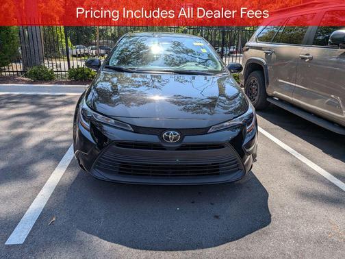 Midnight Black Metallic 2024 Toyota Corolla LE
