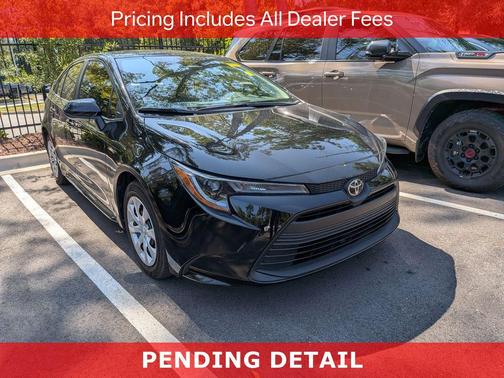 Midnight Black Metallic 2024 Toyota Corolla LE