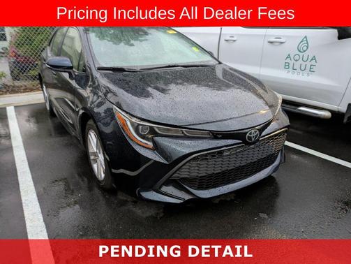 Galactic Aqua Mica 2019 Toyota Corolla SE