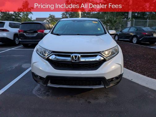 Platinum White 2019 Honda CR-V EX-L