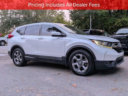 Platinum White 2019 Honda CR-V EX-L