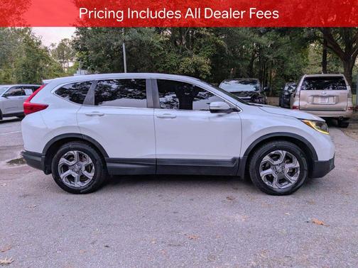 Platinum White 2019 Honda CR-V EX-L