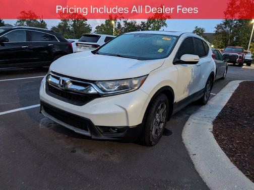 Platinum White 2019 Honda CR-V EX-L