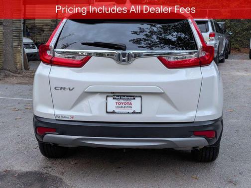 Platinum White 2019 Honda CR-V EX-L