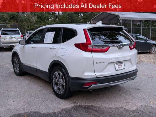 Platinum White 2019 Honda CR-V EX-L
