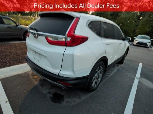 Platinum White 2019 Honda CR-V EX-L