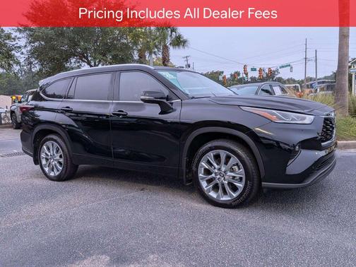 Midnight Black Metallic 2026 Toyota Highlander Limited