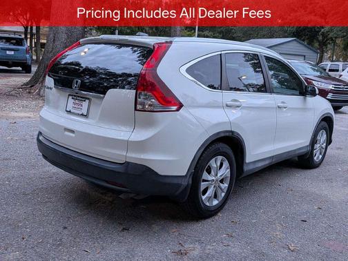 Diamond White Pearl 2014 Honda CR-V EX-L