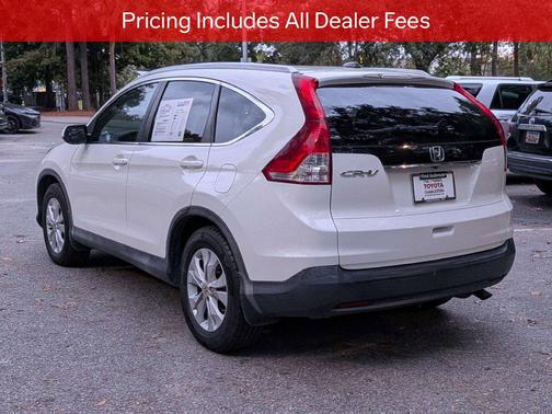 Diamond White Pearl 2014 Honda CR-V EX-L