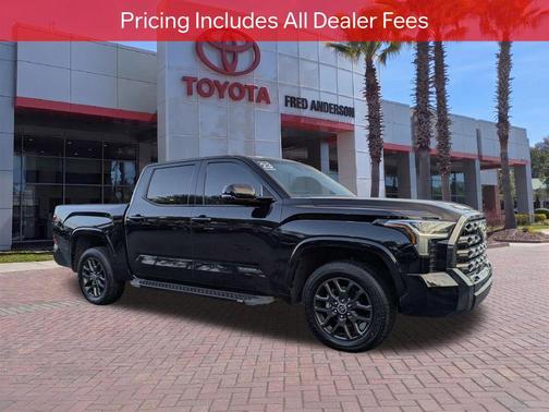 Midnight Black Metallic 2023 Toyota Tundra Platinum