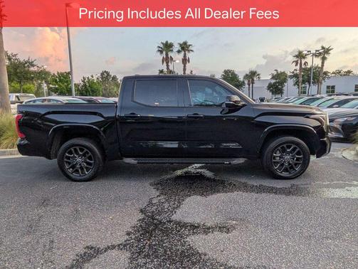 Midnight Black Metallic 2023 Toyota Tundra Platinum