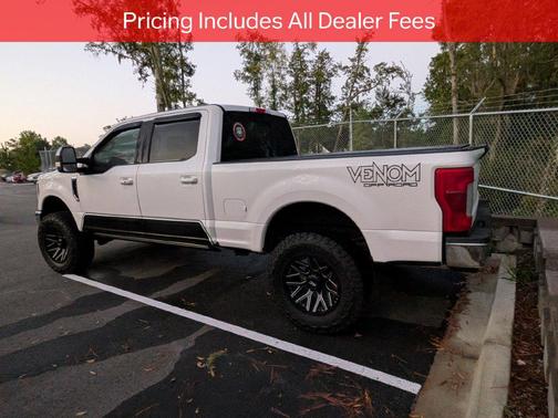 White Platinum Metallic Tri-Coat 2019 Ford F-350 Lariat
